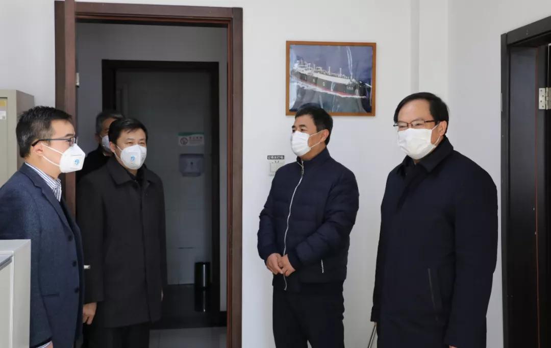 楊金成到長城電子、綜合院檢查指導疫情防控和復工復產工作