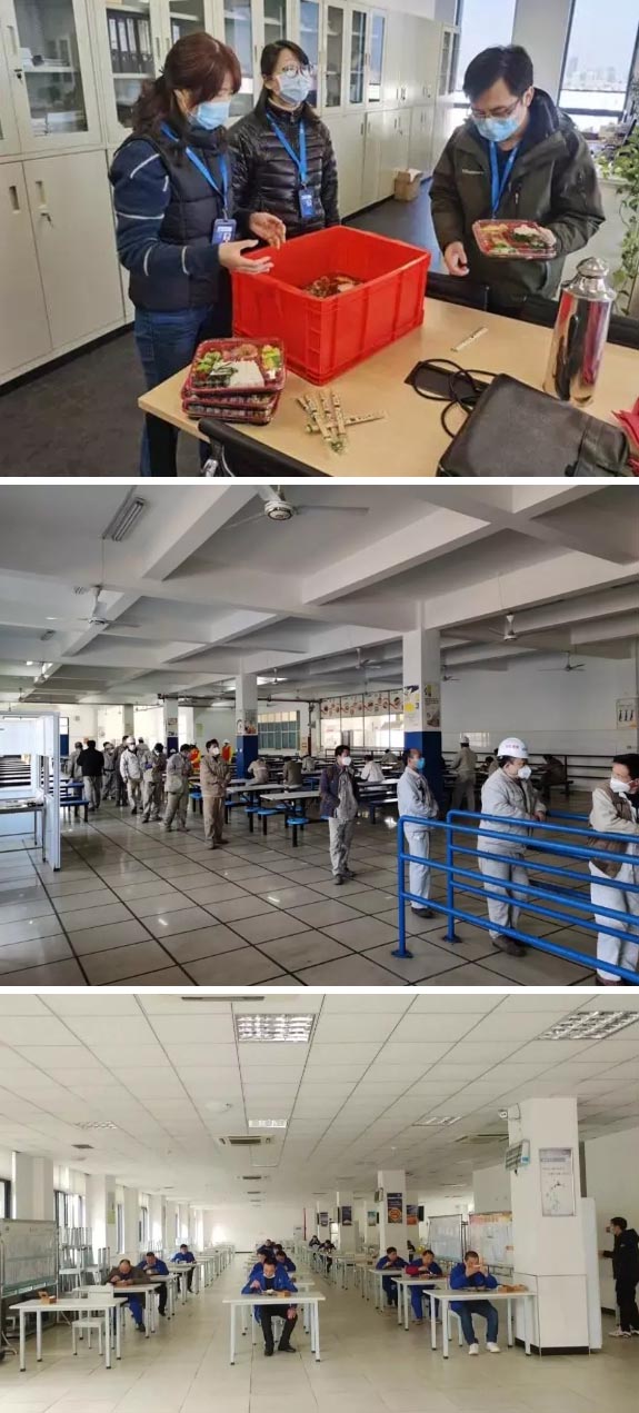 員工就餐：分開、分開、分開